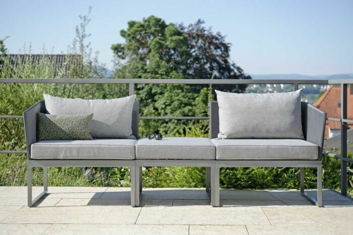 DONNA CITY LOUNGE ALU GRAPHITE/CINZA ESCURO