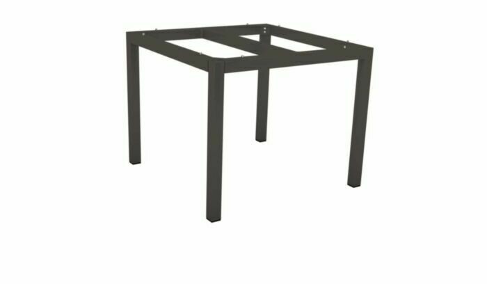 BASE MESA 80x80cm ALU ANTRACITE