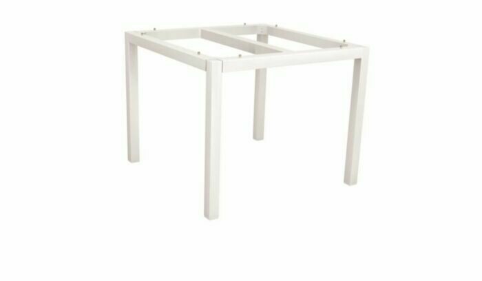 BASE MESA 80x80cm ALU BRANCO