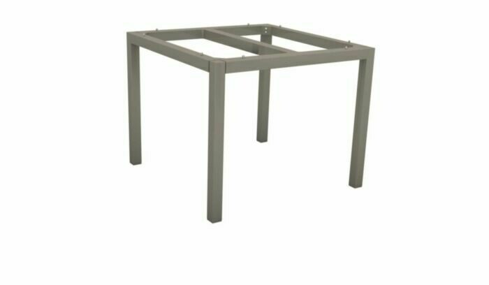 TABLE FRAME BASE 90x90cm   ALU GRAPHITE