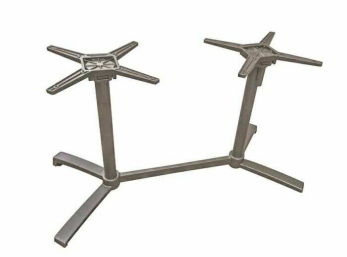 BASE ALU MESA  130x80 TAUPE LIVORNO