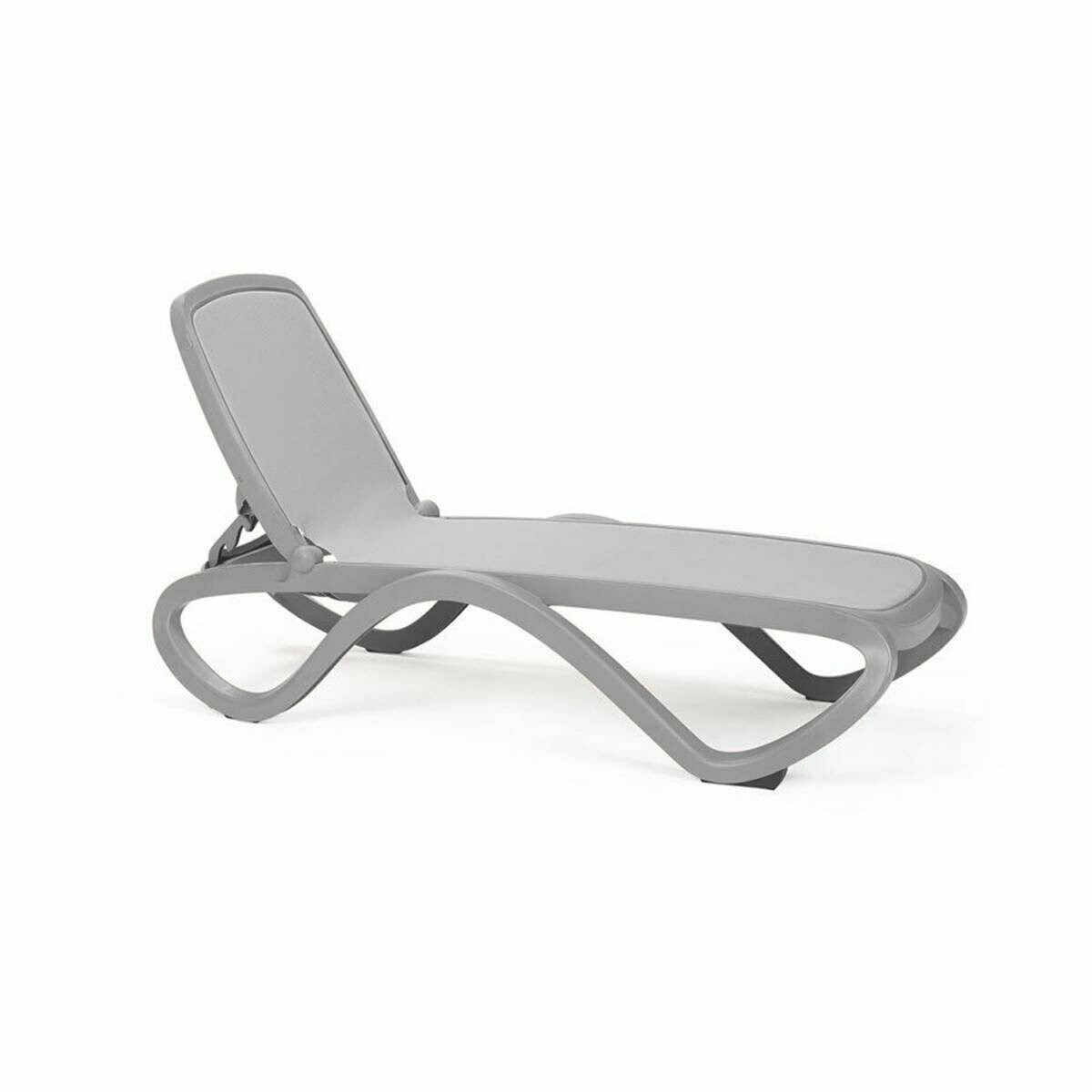 ESPREGUIÇADEIRA OMEGA CINZA/CINZA