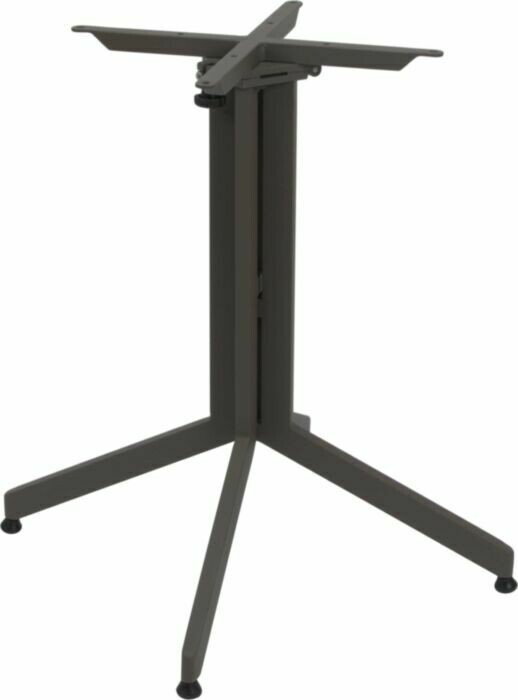BASE MESA  Ø80 E 80x80cm ALU TAUPE