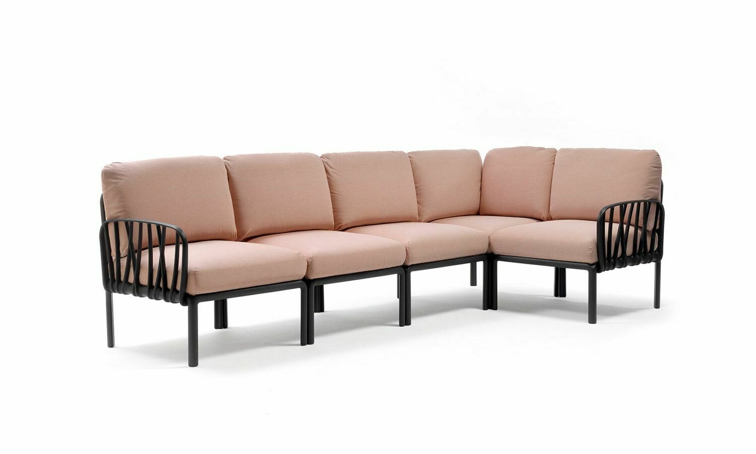 Komodo 5 Antracite Rosa