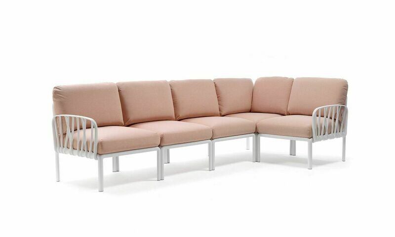 Komodo 5 Branco Rosa