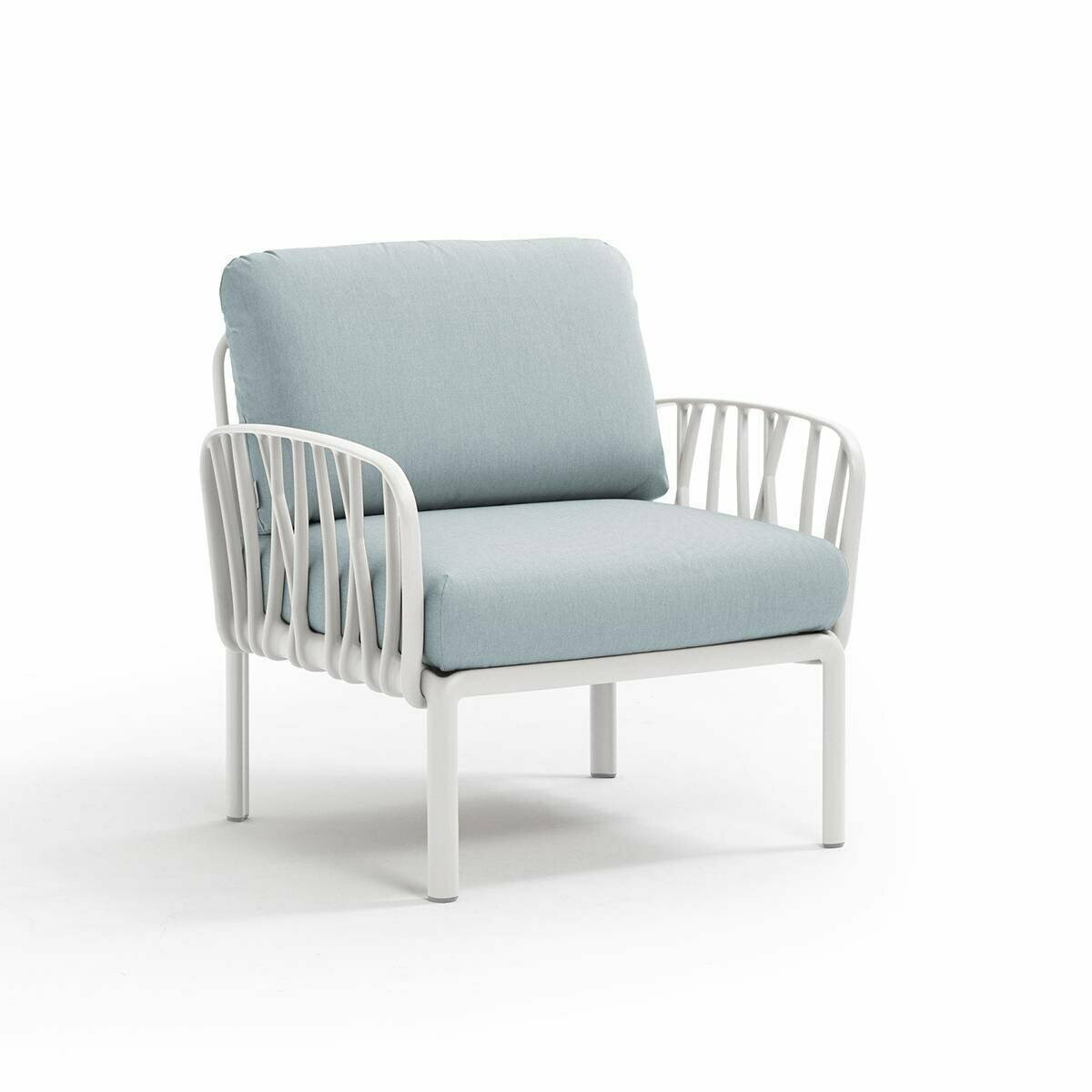 Komodo Cadeirão Branco Sunbrella® Gelo