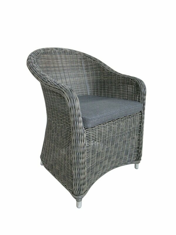 COVENTRY - CADEIRA COM BRAÇO - KOBO GREY