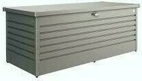 CAIXA DE ARRUMOS 180 EXTERIOR 181x79x71cm CINZA QUARTZO METALIZADO