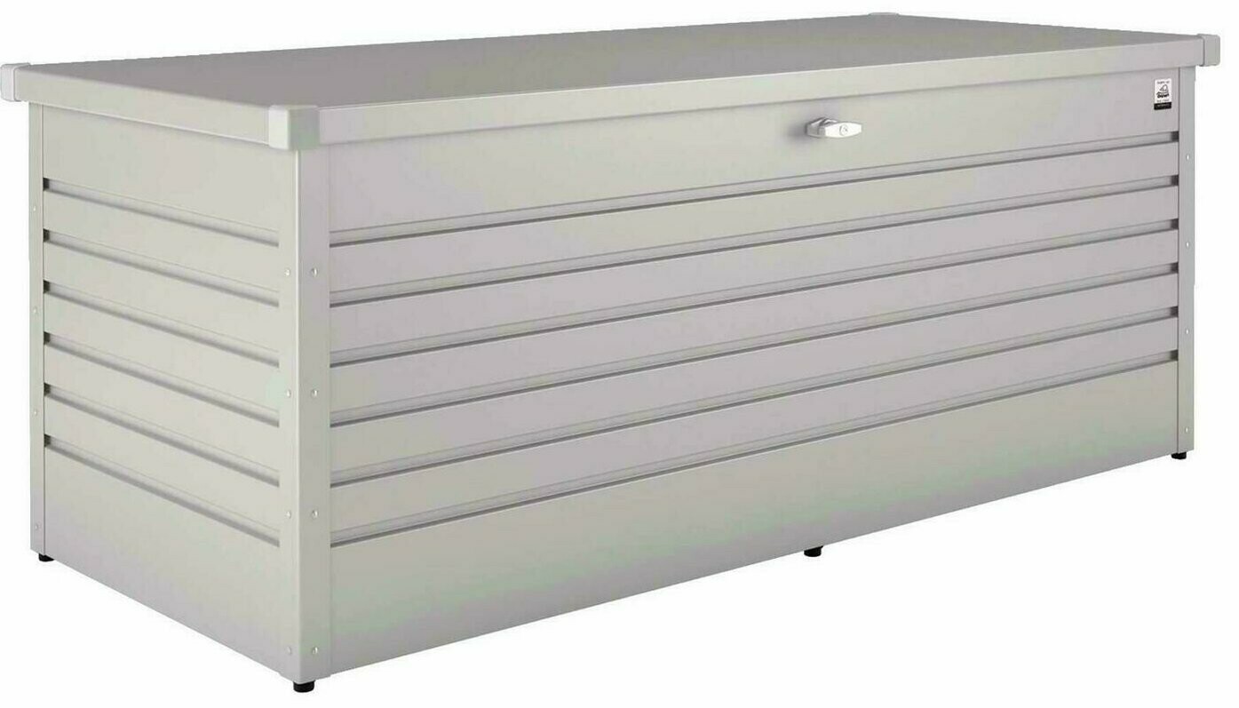 CAIXA DE ARRUMOS 180 EXTERIOR 181x79x71cm PRATA METALIZADO