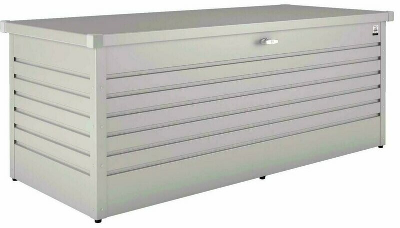 CAIXA DE ARRUMOS 180 EXTERIOR 181x79x71cm PRATA METALIZADO