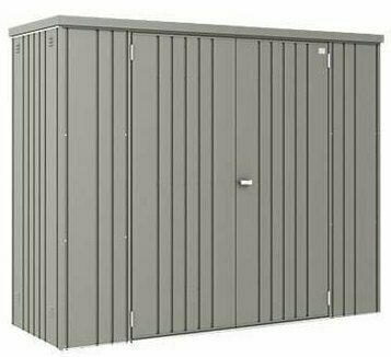 ARMÁRIO DE JARDIM 230cm CINZA QUARTZ METALIZADO
