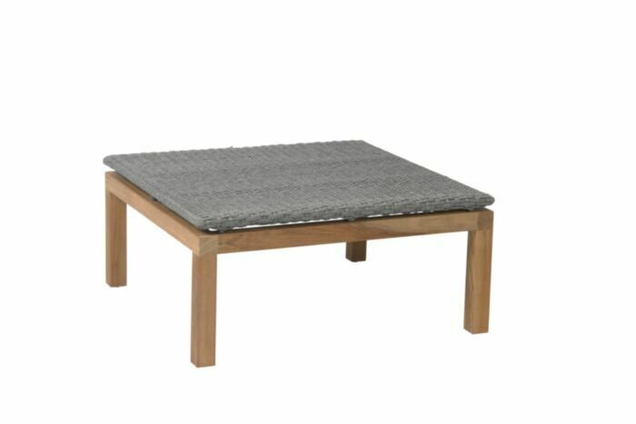 BANCO LEAH TECA/RATTAN SINTETICO