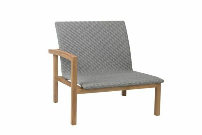 MODULO TERMINAL ESQ LEAH  LOUNGE TECA RATTAN