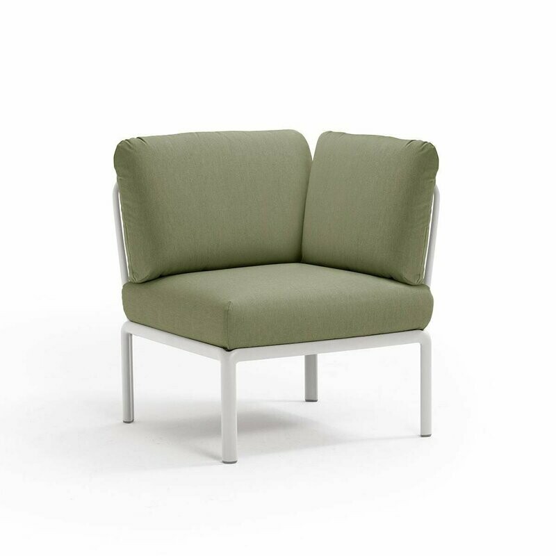 Komodo Módulo Canto Branco Sunbrella® Floresta