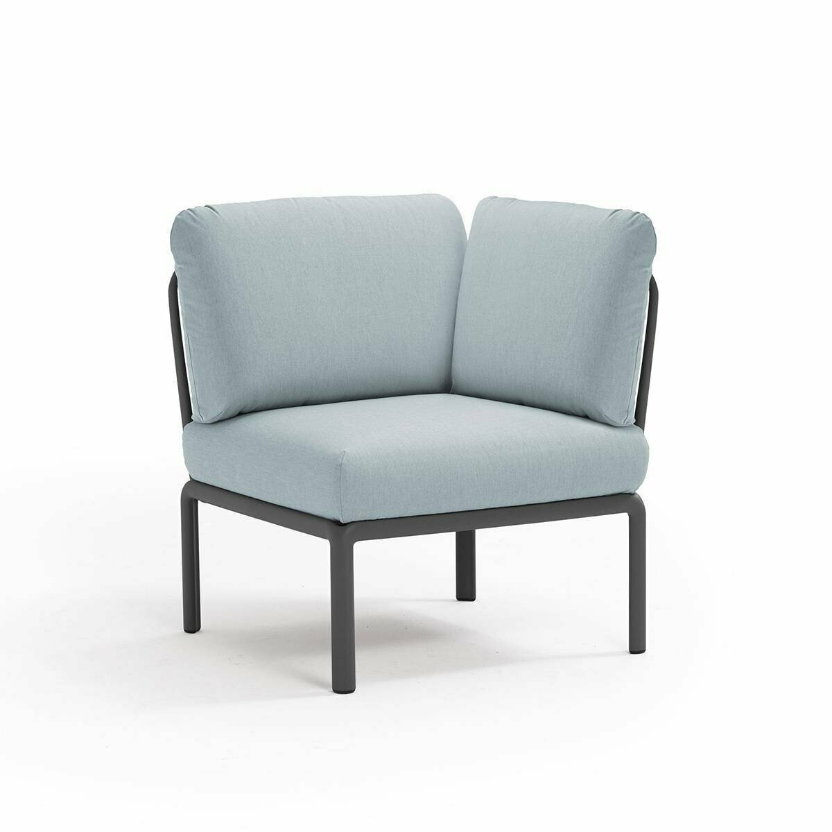 Komodo Módulo Canto Antracite Sunbrella® Gelo