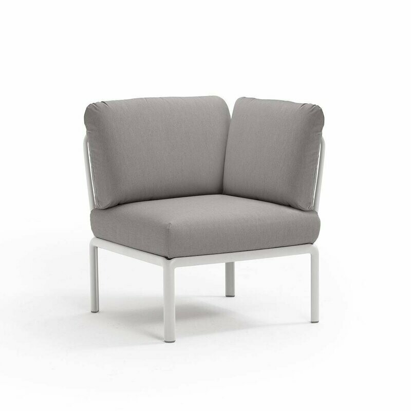 Komodo Módulo Canto Branco Cinza