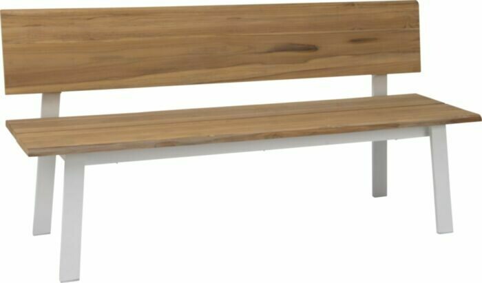 BANCO TECA SAM BRANCO 160x55x81