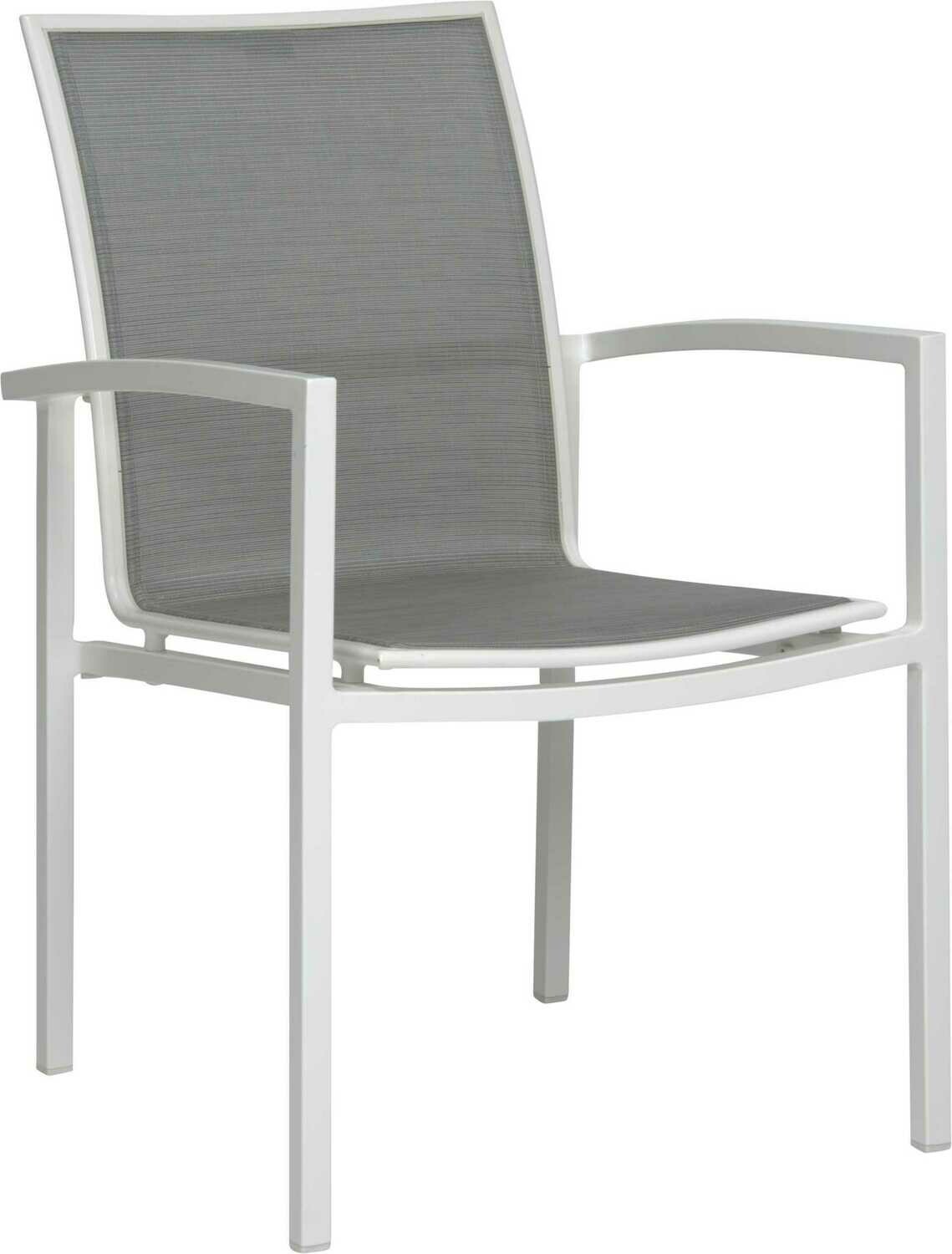 CADEIRA C/BRAÇOS SKELBY BRANCA