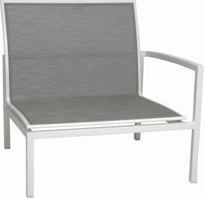 MODULO TERMINAL DIR SKELBY LOUNGE  BRANCO/PRATA