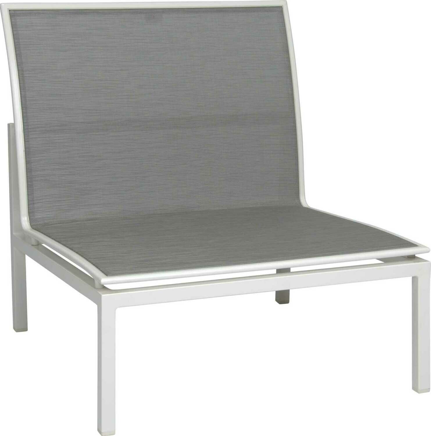 MODULO CENTRAL SKELBY BRANCO/PRATA