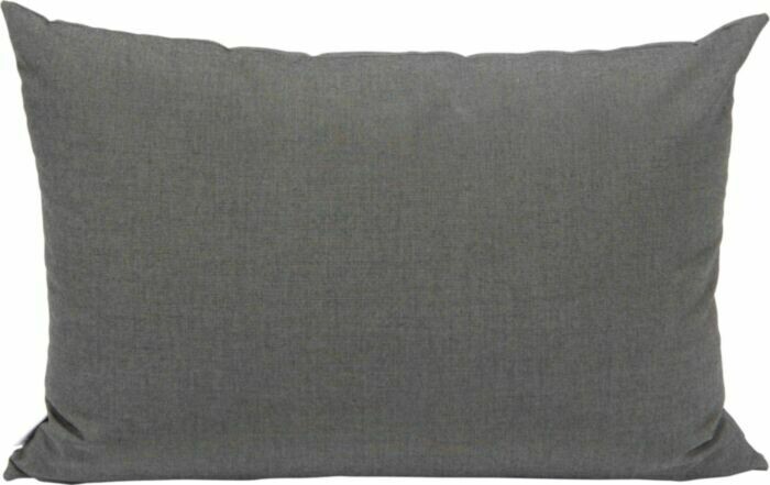 ALMOFADA TRASEIRA SKELBY CINZA SEDA 76x54x30cm