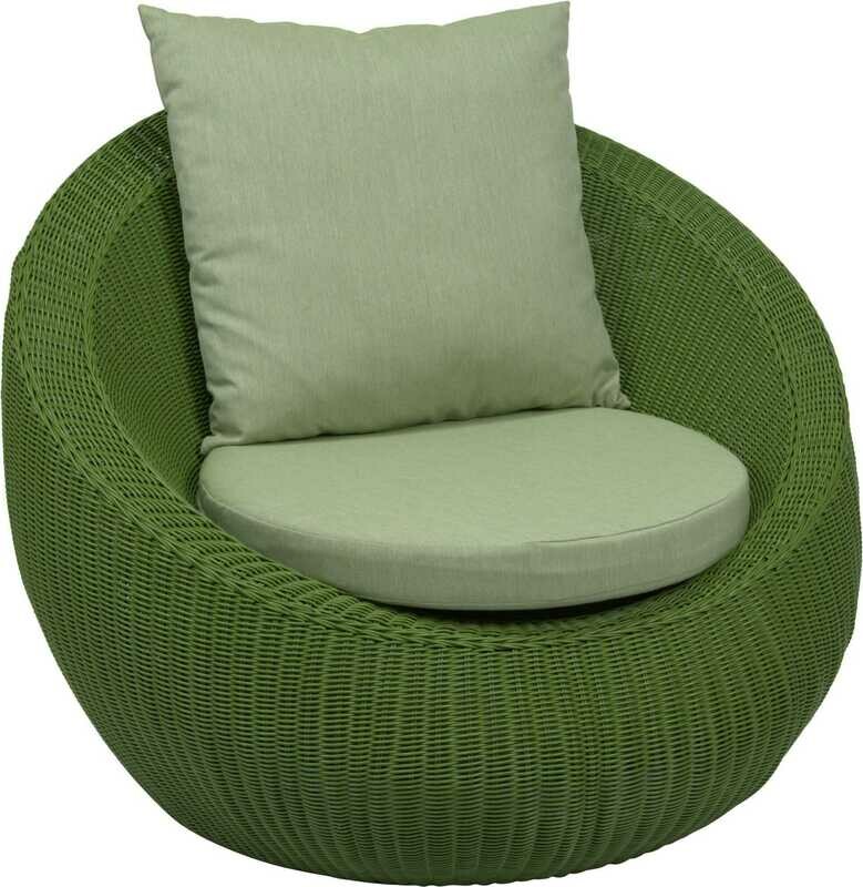 CADEIRÃO COM BRAÇOS LOUNGE ANNY VERDE