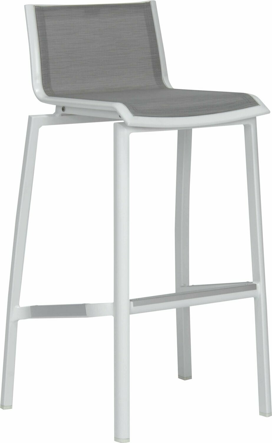 ALLROUND BAR CHAIR WHITE/SILVER