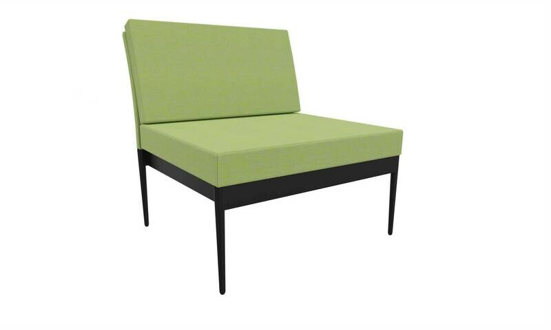 ELEMENTO VERDE CLARO ILDIGO C/BASE QUADRADA ANTRACITE