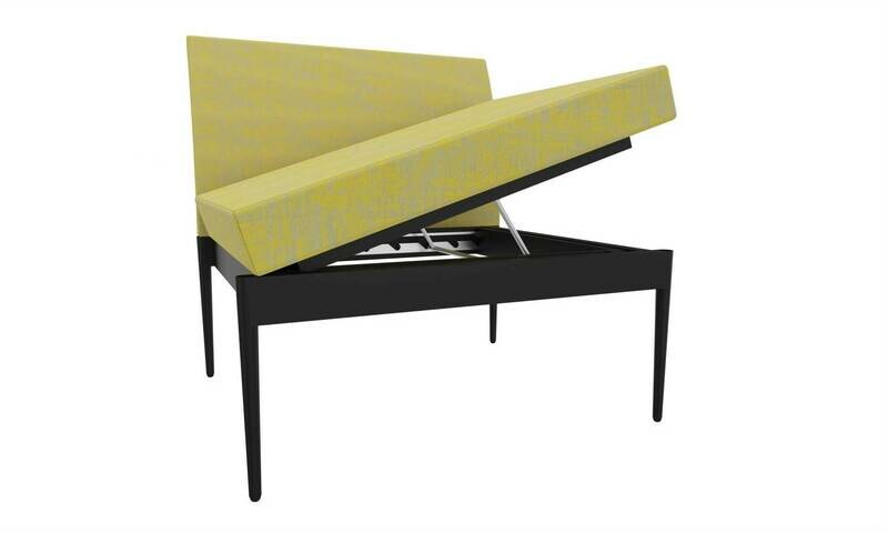 ELEMENTO BASICO AJUSTAVEL AMARELO ILDIGO C/BASE QUADRADA ANTRACITE