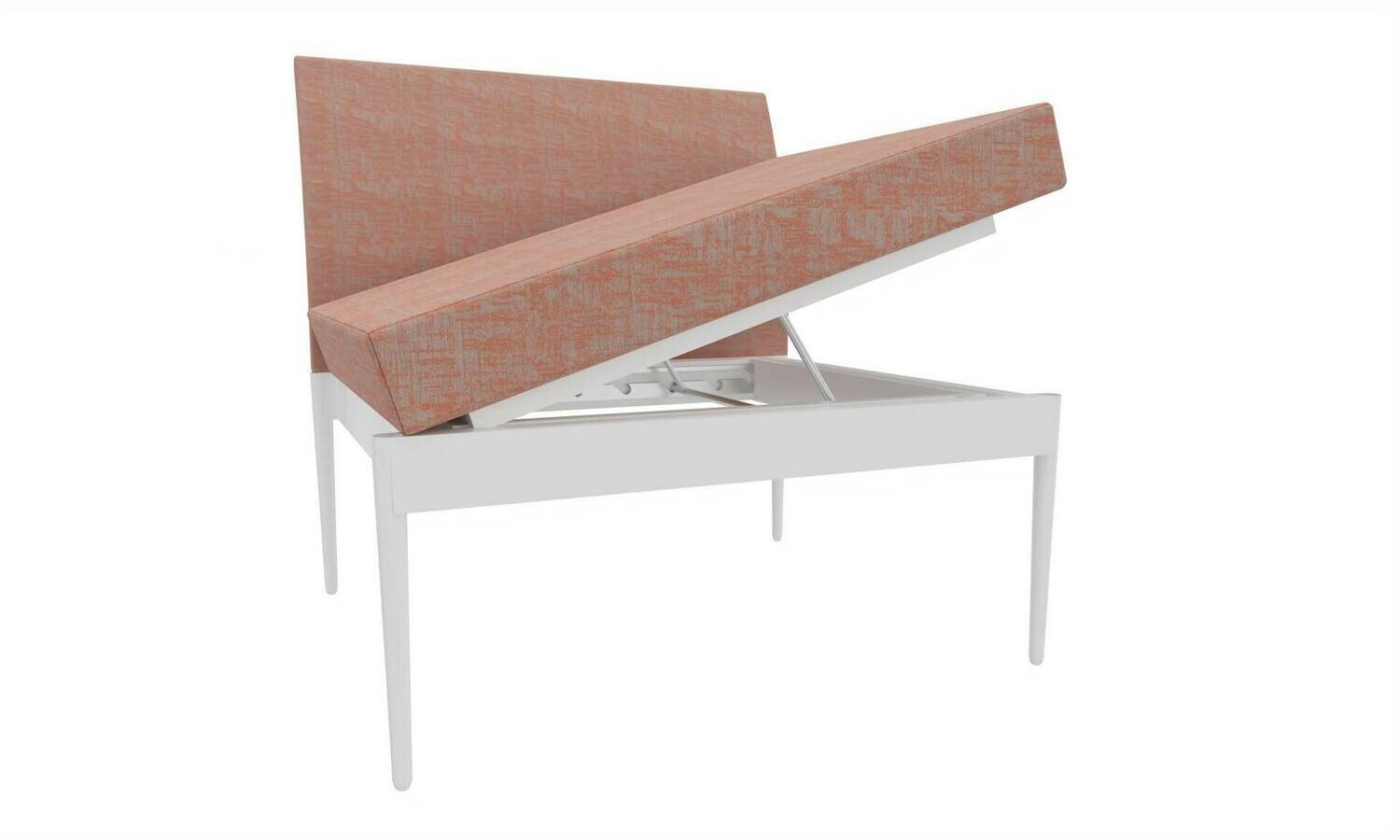 ELEMENTO BASICO AJUSTAVEL CORAL ILDIGO C/BASE QUADRADA BRANCA