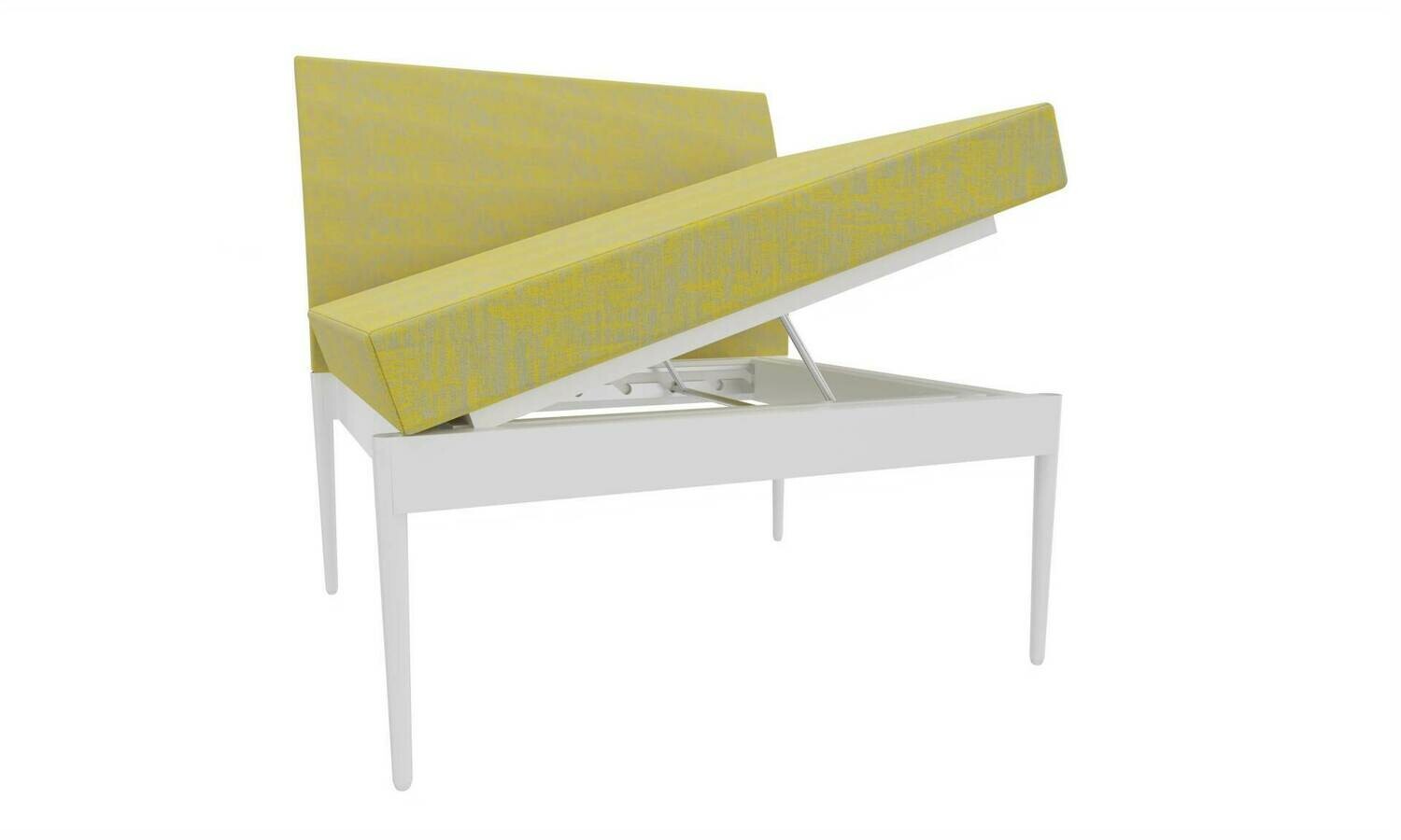 ELEMENTO BASICO AJUSTAVEL AMARELO ILDIGO C/BASE QUADRADA BRANCA