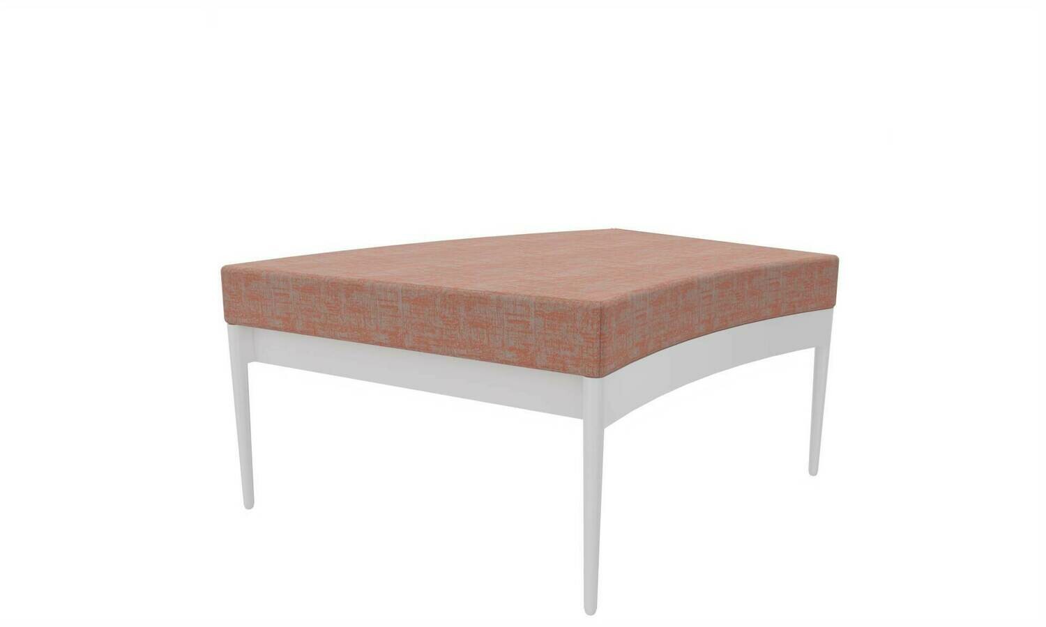 BANCO DE APOIO CORAL ILDIGO C/BASE CURVA BRANCA