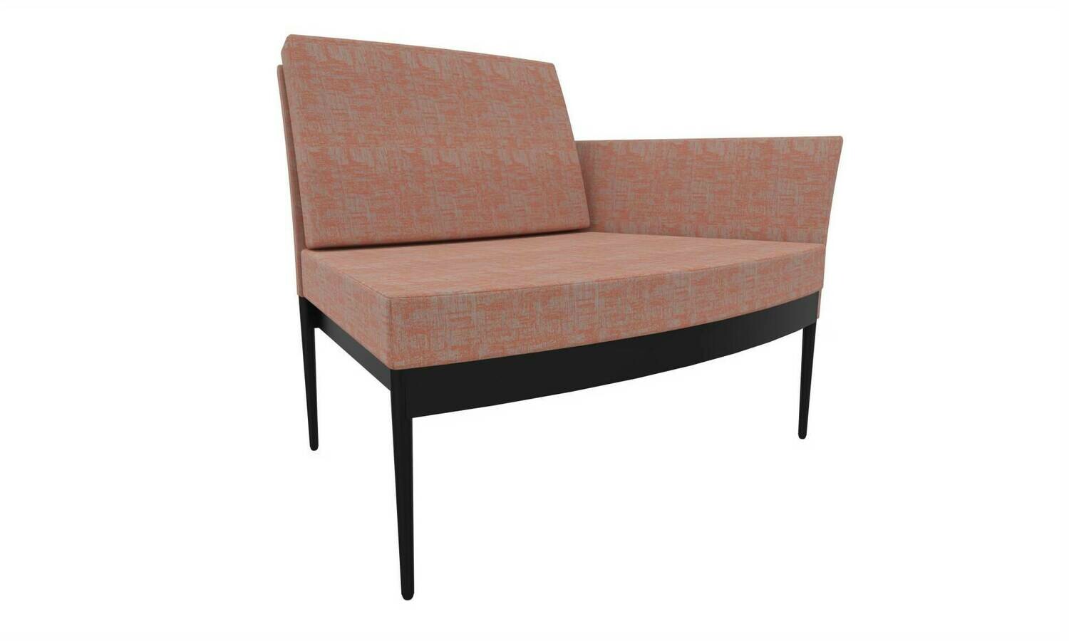 ELEMENTO LATERAL COSTA BAIXA CORAL ILDIGO C/BASE CURVA ANTRACITE