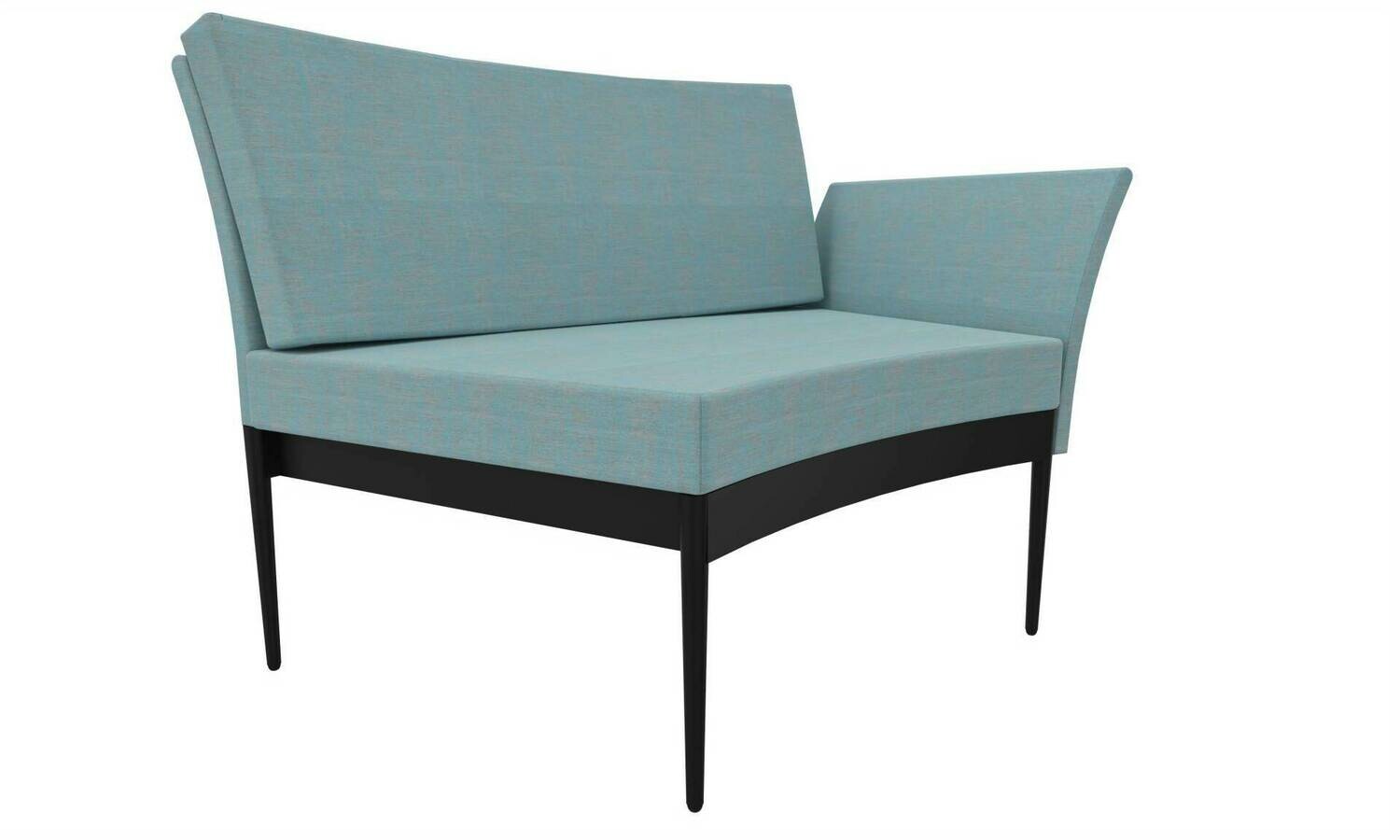 ELEMENTO LATERAL COSTA ALTA AZUL CLARO ILDIGO C/BASE CURVA ANTRACITE