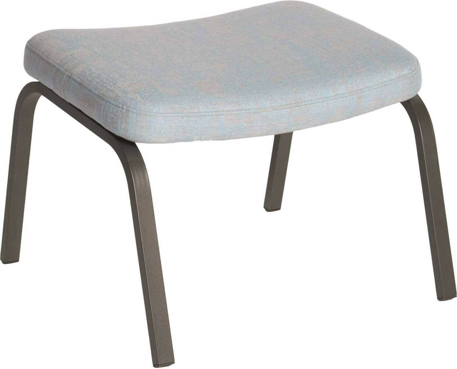 BANCO DE APOIO STAN ANTRACITE OUTDOORFABRIC AZUL CLARO/CINZA MESCLADO