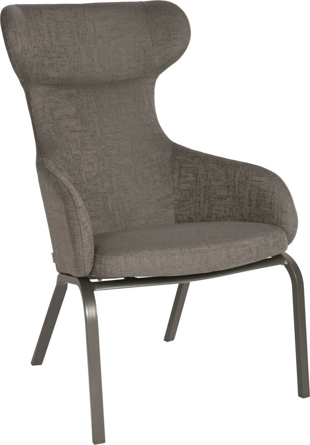 CADEIRA STAN ANTRACITE OUTDOORFABRIC CINZA ESCURO/CINZA MESCLADO
