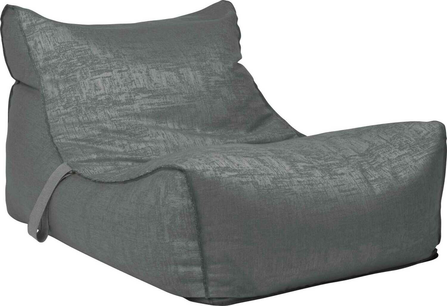SOFÁ POUF CHILL MATTI CINZA ESCURA/CINZA MESCLADO