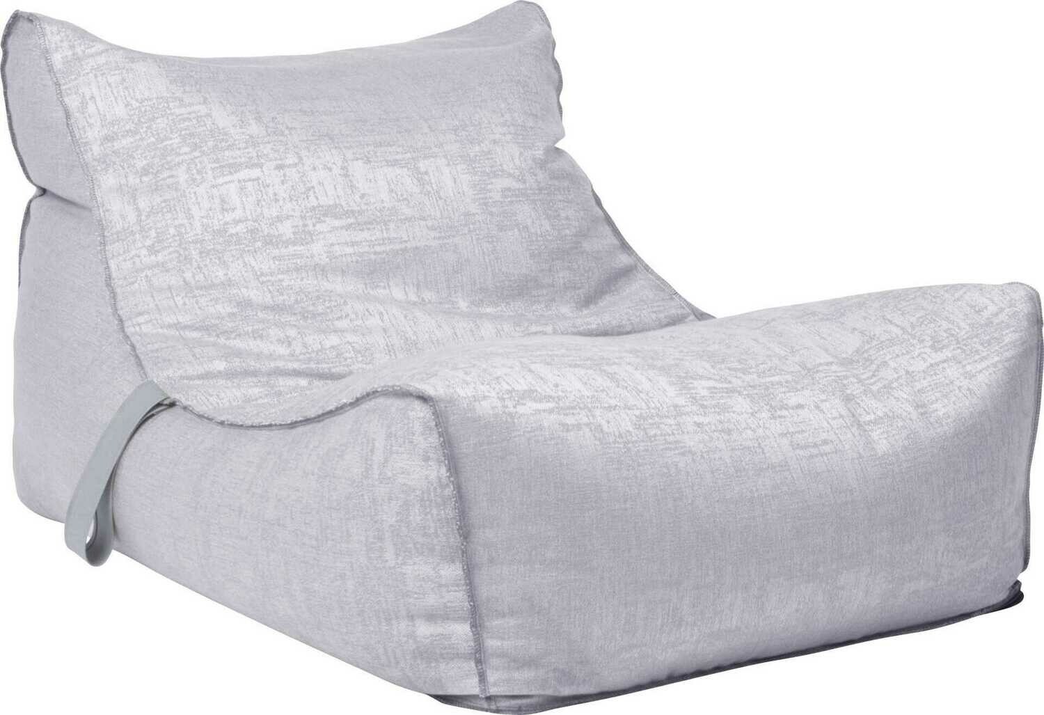 SOFÁ POUF CHILL MATTI CINZA CLARO/CINZA MESCLADO