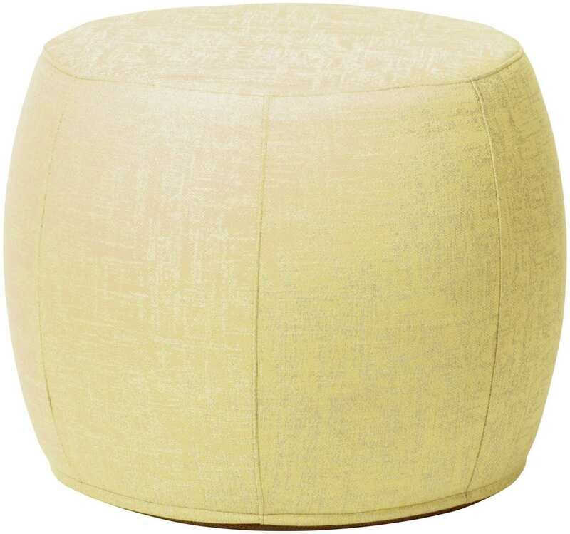POUF ALTO OUTDOORFABRIC AMARELO/CINZA MESCLADO