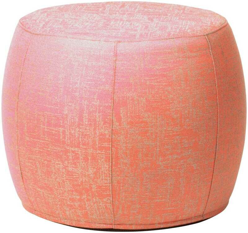 POUF ALTO OUTDOORFABRIC CORAL/CINZA MESCLADO