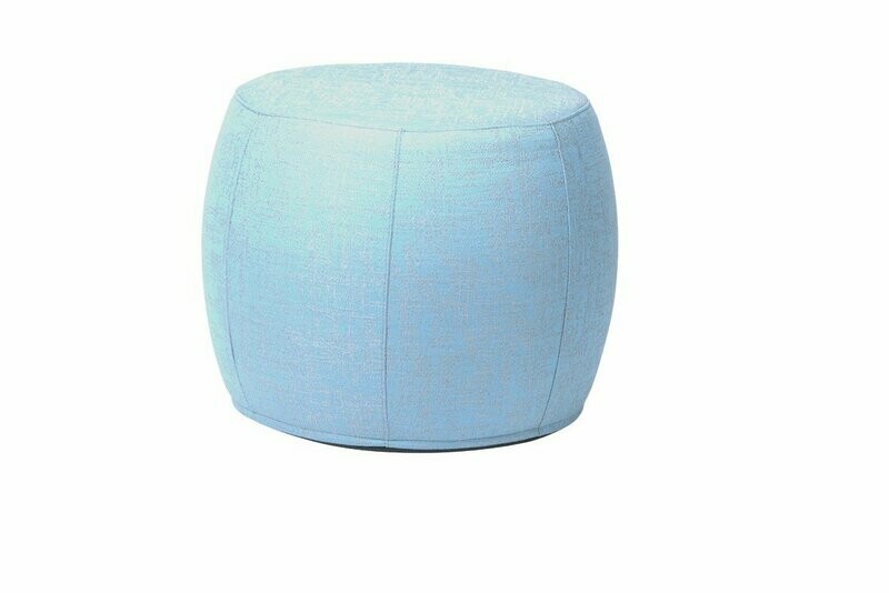 POUF ALTO OUTDOORFABRIC AZUL CLARO/CINZA MESCLADO