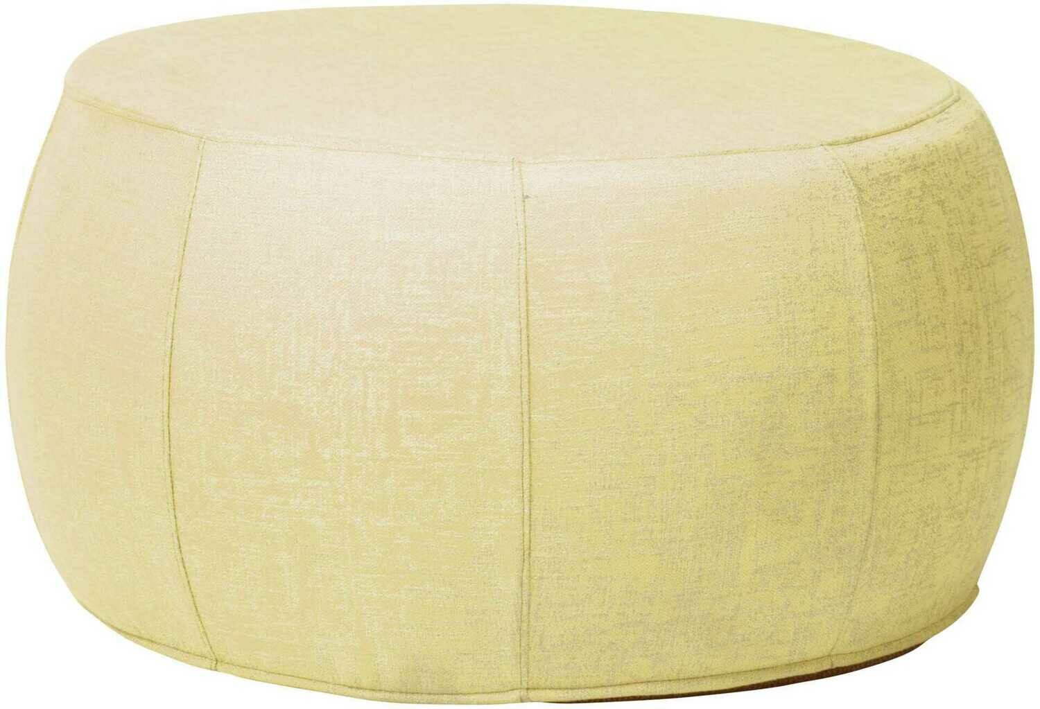 POUF BAIXO OUTDOORFABRIC AMARELO/CINZA MESCLADO