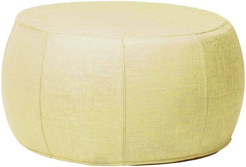 POUF BAIXO OUTDOORFABRIC AMARELO/CINZA MESCLADO
