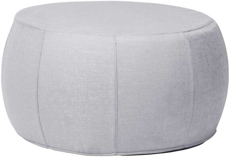 POUF BAIXO OUTDOORFABRIC CINZA CLARO/CINZA MESCLADO