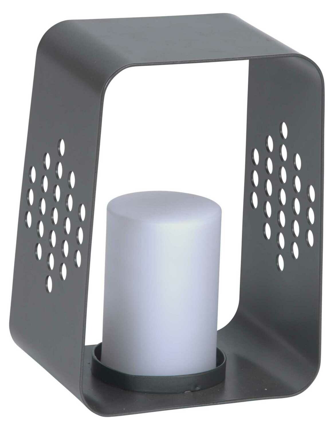 LANTERNA COM LED ANTRACITE 30CM
