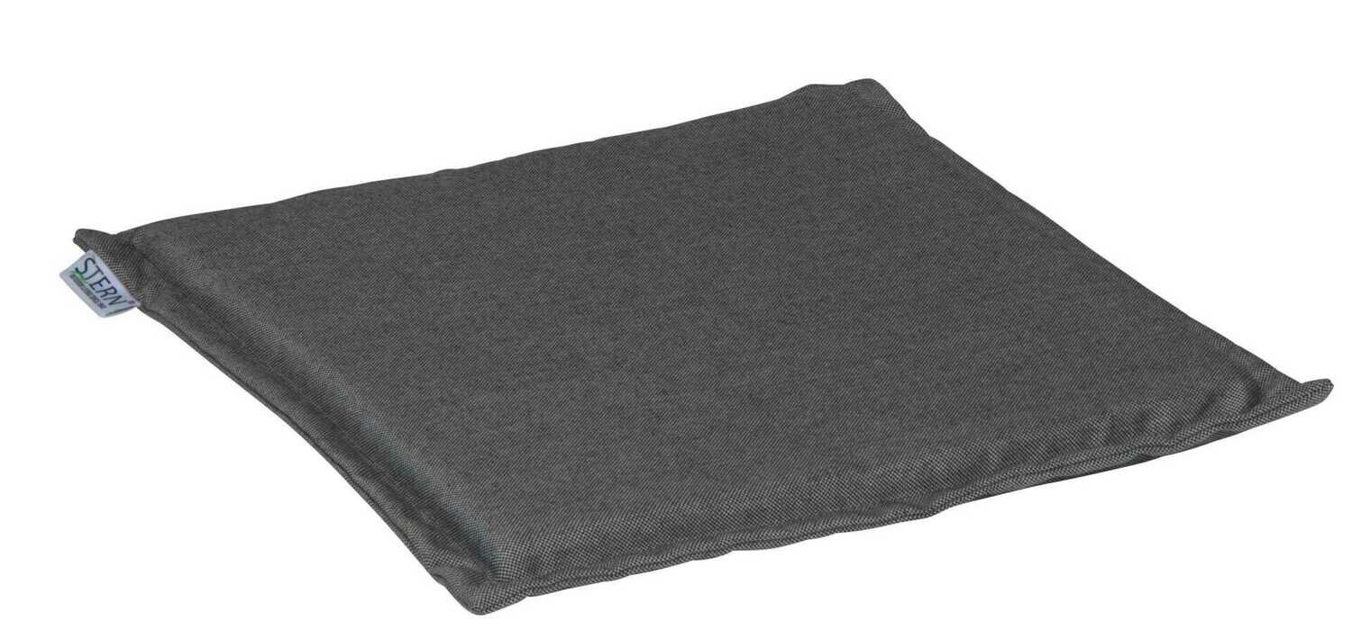 ALMOFADA DE ASSENTO UNIVERSAL 44x44x3 CM CINZA SEDA