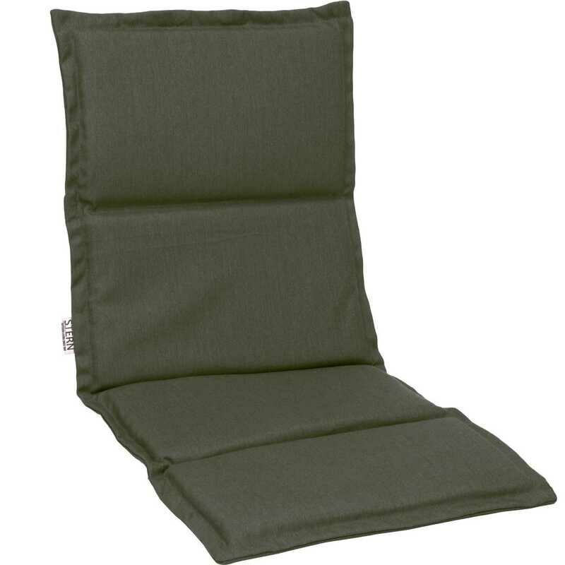 ALMOFADA UNIVERSAL CADEIRA RECLINAVEL 123x50x3 CM VERDE ESCURO