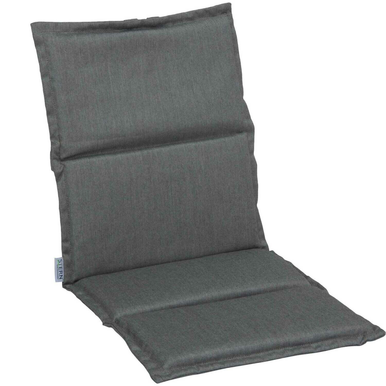 ALMOFADA UNIVERSAL CADEIRA RECLINAVEL 123x50x3 CM CINZA SEDA