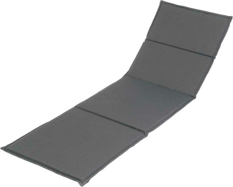 ALMOFADA UNIVERSAL ESPREGUIÇADEIRA 201x67x3 CM CINZA SEDA