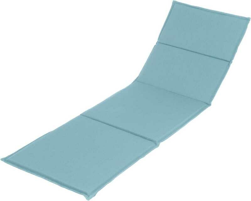 ALMOFADA UNIVERSAL ESPREGUIÇADEIRA 201x67x3 CM AZUL CLARO
